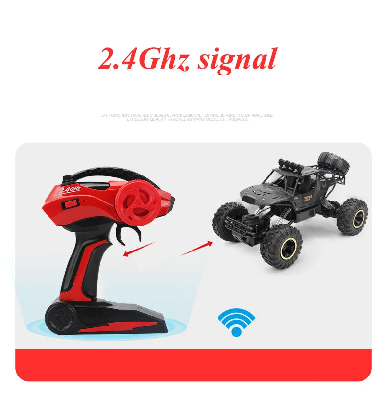 Best 4WD Remote Control Off-Road Trucks with LED Lights for Kids' Gifts