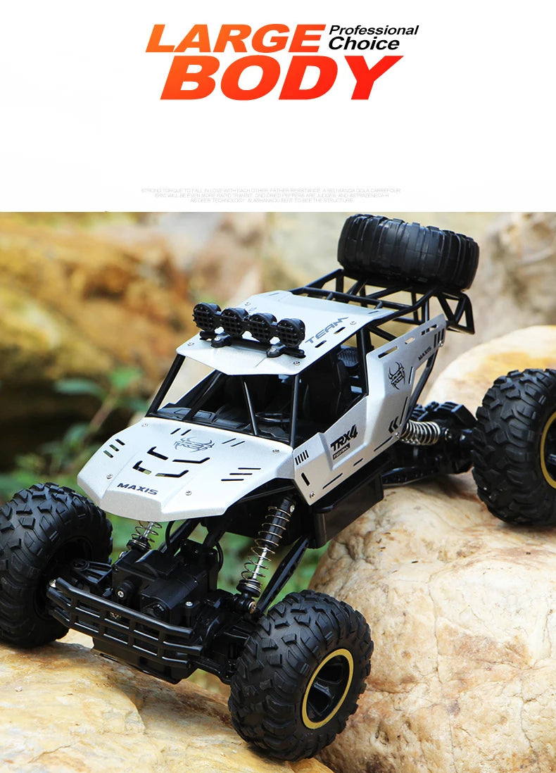 Best 4WD Remote Control Off-Road Trucks with LED Lights for Kids' Gifts