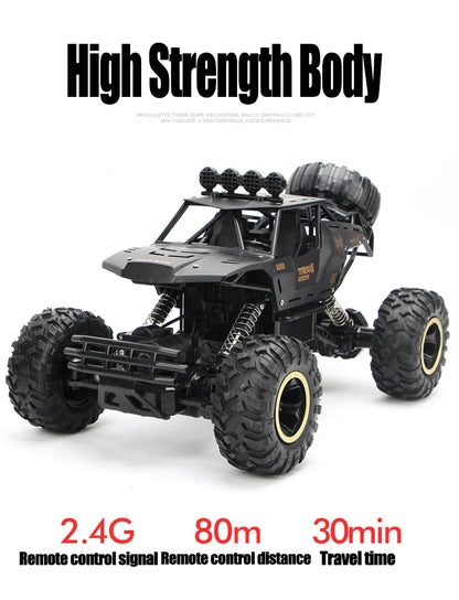 Best 4WD Remote Control Off-Road Trucks with LED Lights for Kids' Gifts