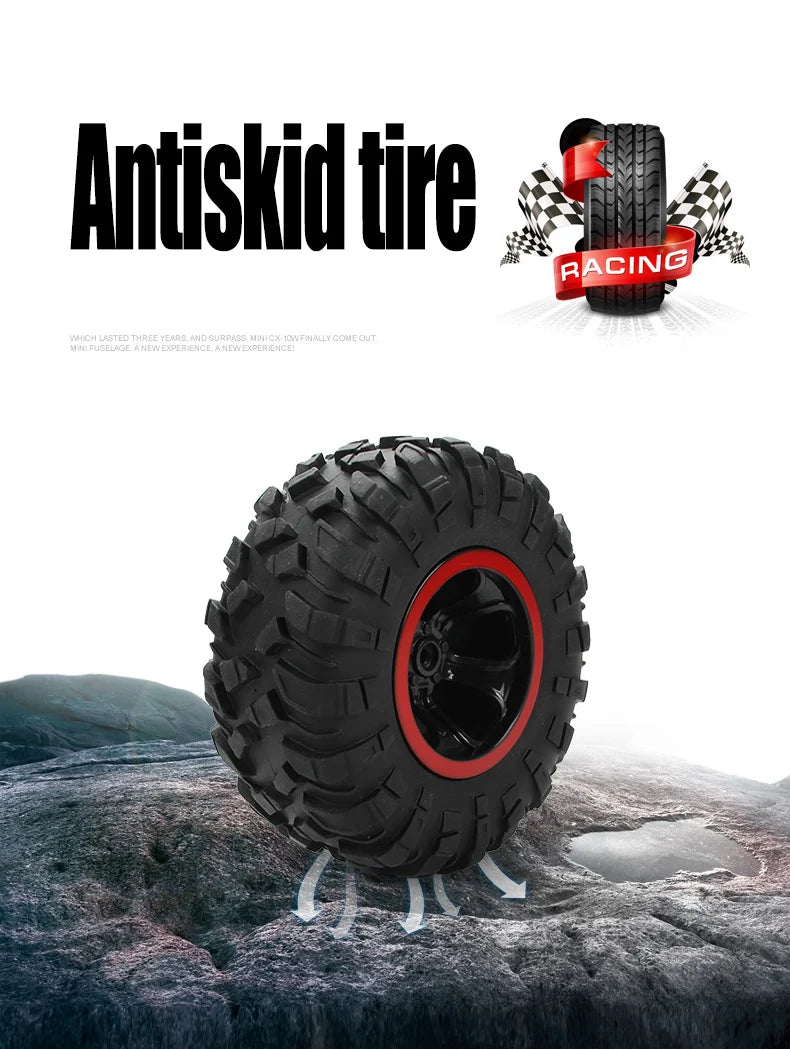 Best 4WD Remote Control Off-Road Trucks with LED Lights for Kids' Gifts