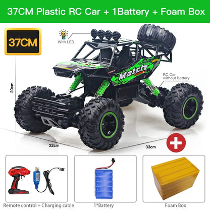 Best 4WD Remote Control Off-Road Trucks with LED Lights for Kids' Gifts