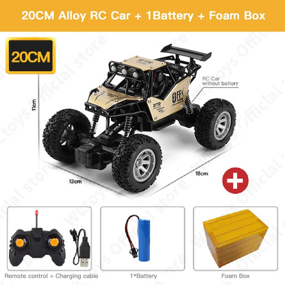 Best 4WD Remote Control Off-Road Trucks with LED Lights for Kids' Gifts