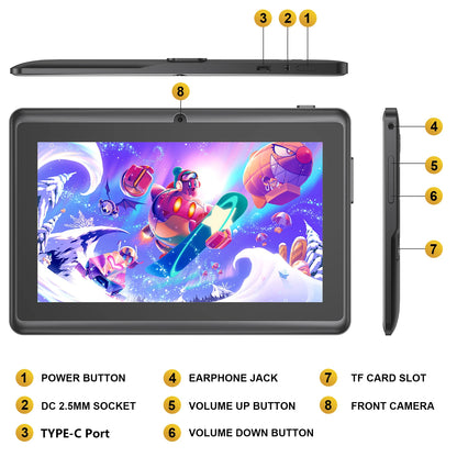 Top 7 Inch Android Tablets for Kids: Enhance Learning with IPS Screens