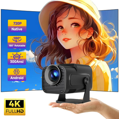 Discover the Versatile 180° Rotable HY320 Cinema Projector with BT5.0