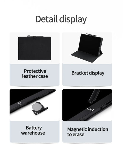 Effortless Work & Study with 11.5 Inch LCD Drawing Board | Premium Leather Case Included