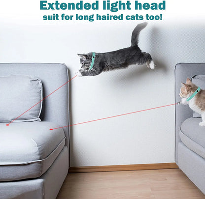 Enhance Your Cat's Playtime with the Smart Laser Teasing Collar