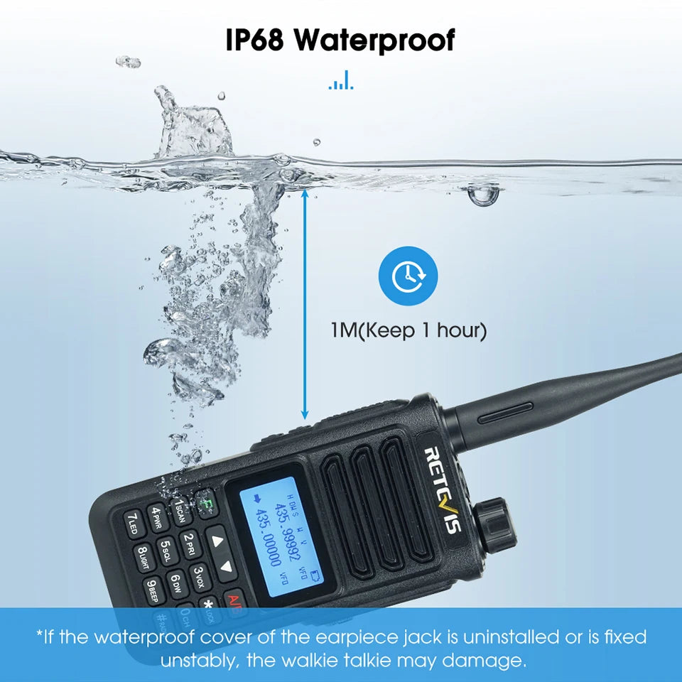 Top 10W Walkie Talkies for Long Range Communication & Waterproof Durability