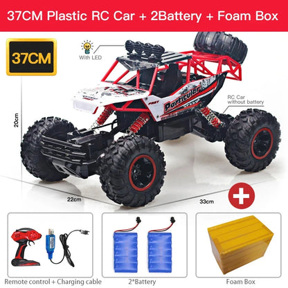 Best 4WD Remote Control Off-Road Trucks with LED Lights for Kids' Gifts