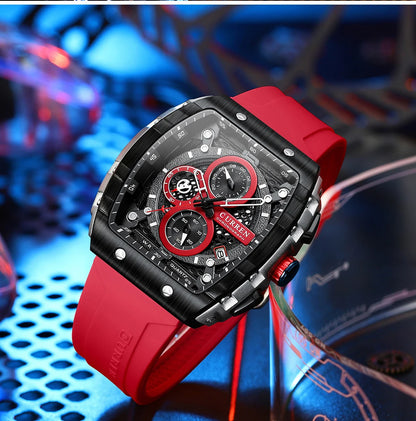 Find the Perfect Men's Luxury Square Quartz Watch: Waterproof & Luminous