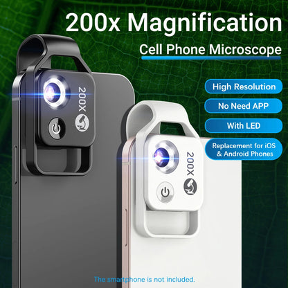 Unleash Precision in Jade Appraisal: MS002 Professional Microscope Lens for iPhones or Android Phones