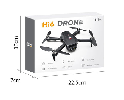 H16 GPS Professional Drone: Brushless Motors & Laser Obstacle Avoidance for RC Enthusiasts