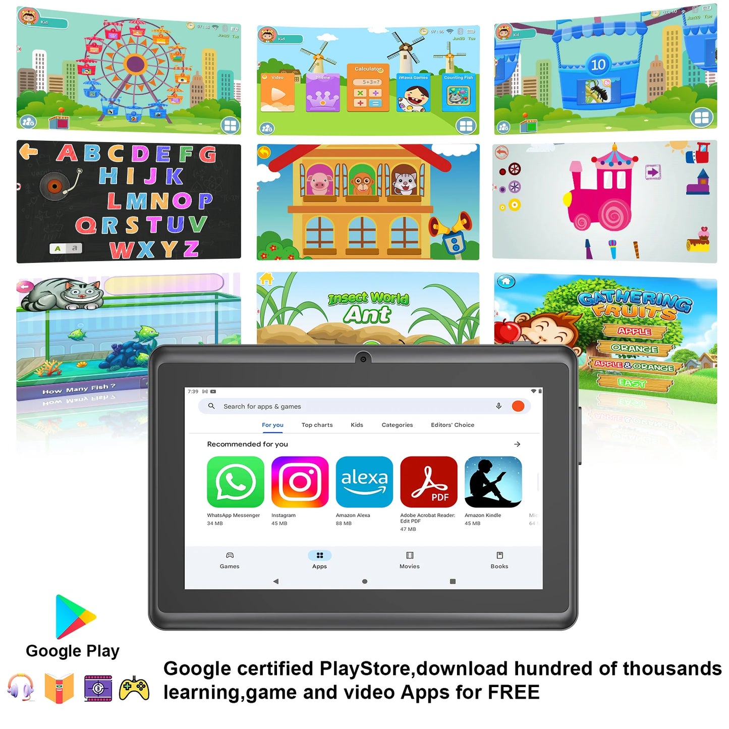 Top 7 Inch Android Tablets for Kids: Enhance Learning with IPS Screens