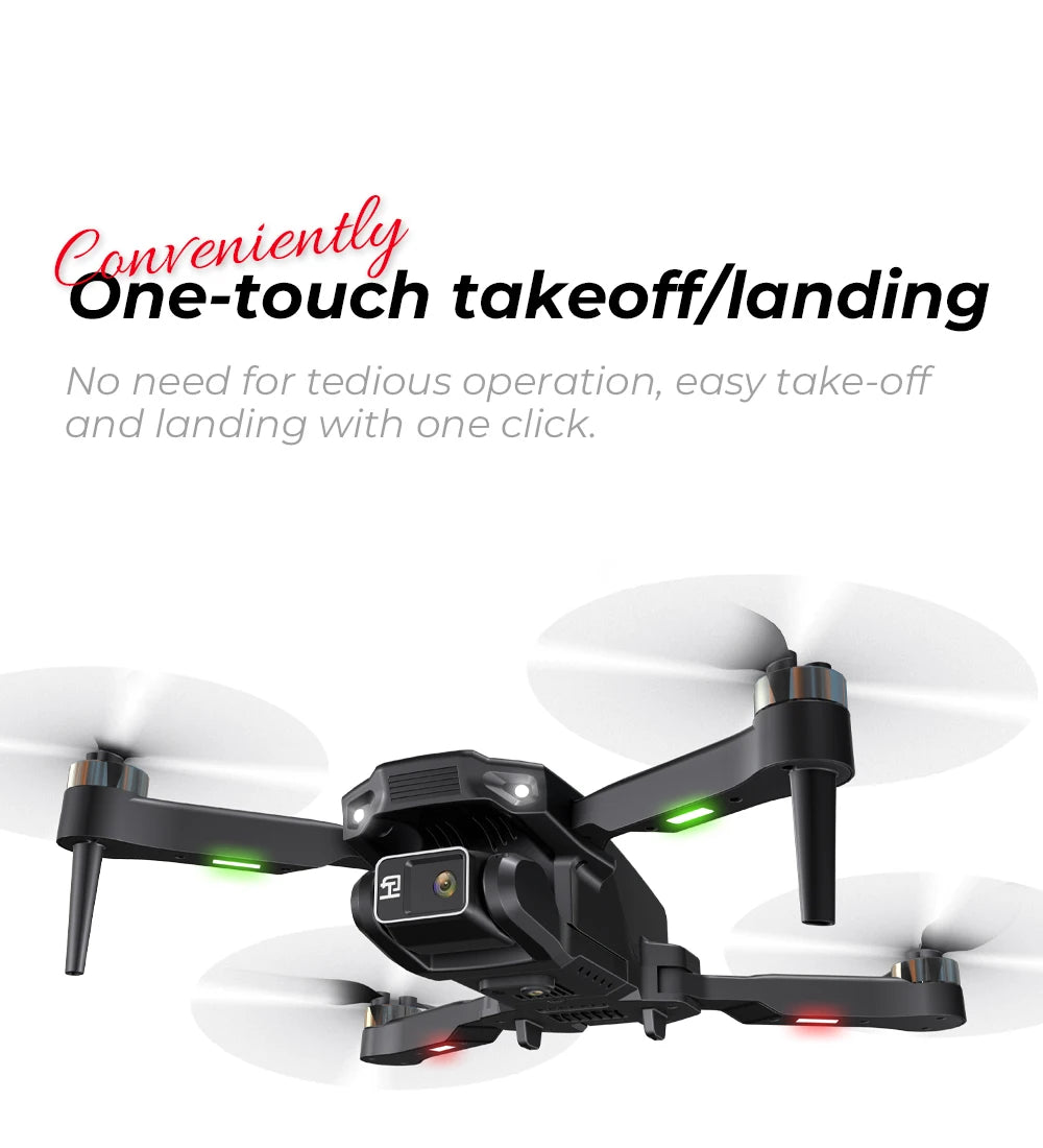 H16 GPS Professional Drone: Brushless Motors & Laser Obstacle Avoidance for RC Enthusiasts