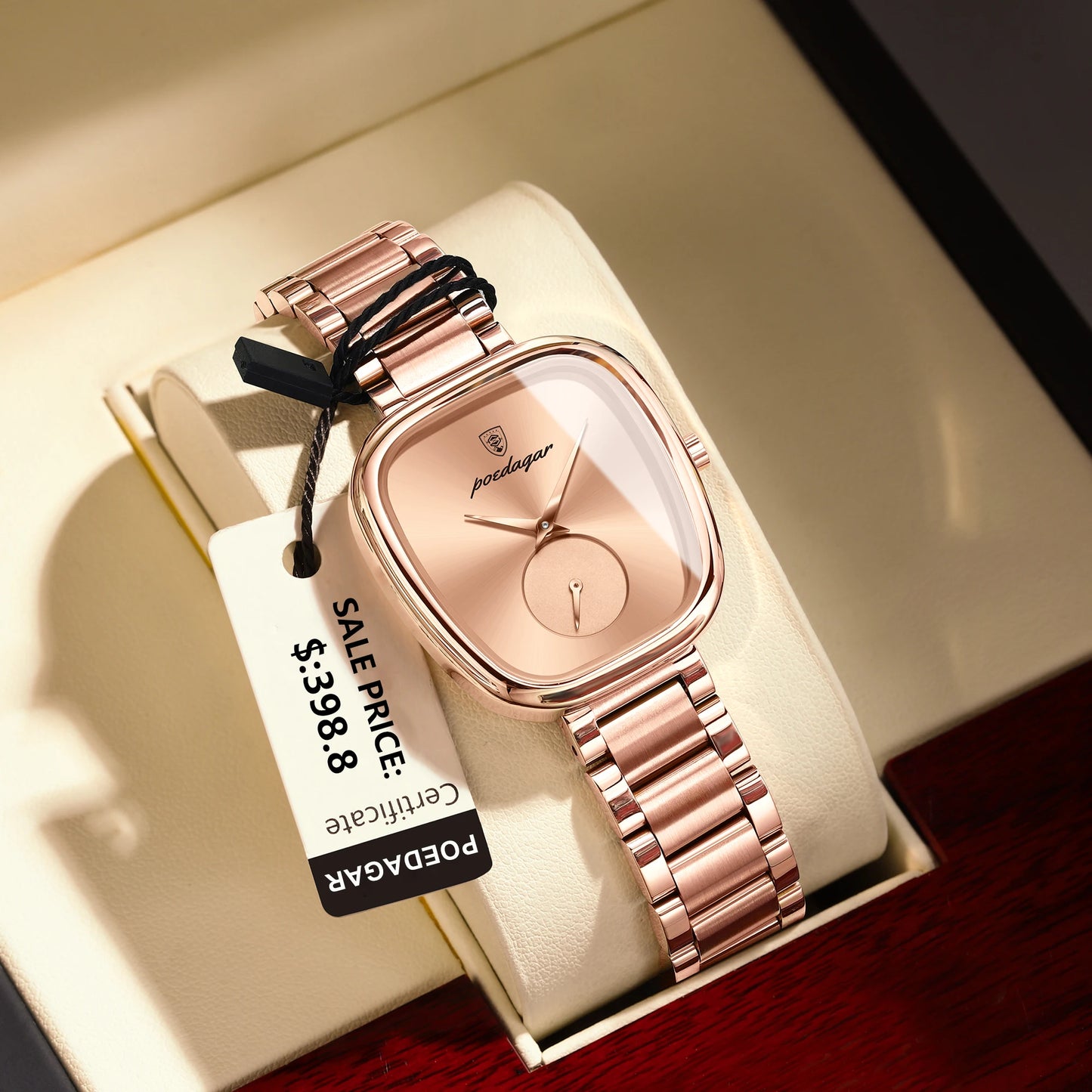 Luxury Ladies Watches: High-Quality Waterproof Stainless Steel Quartz Designs