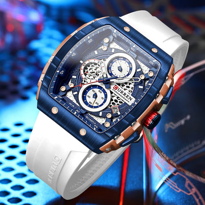 Find the Perfect Men's Luxury Square Quartz Watch: Waterproof & Luminous