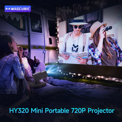 Discover the Versatile 180° Rotable HY320 Cinema Projector with BT5.0