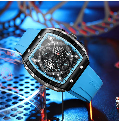 Find the Perfect Men's Luxury Square Quartz Watch: Waterproof & Luminous