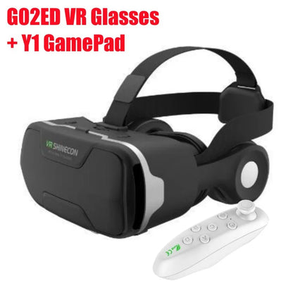 Casque de réalité virtuelle 3D avec lunettes Blu-Ray Casque stéréo VR Google Cardboard pour smartphone IOS Android 