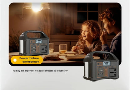 Portable 500W Power Station: The Ultimate 110V/220V Solar Generator for Camping and Home