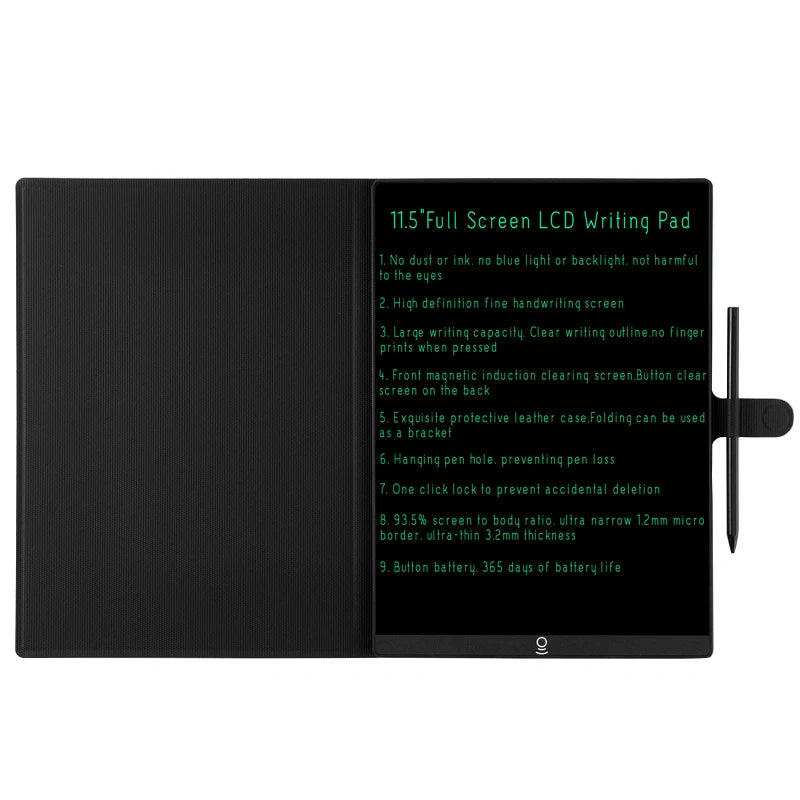 Effortless Work & Study with 11.5 Inch LCD Drawing Board | Premium Leather Case Included