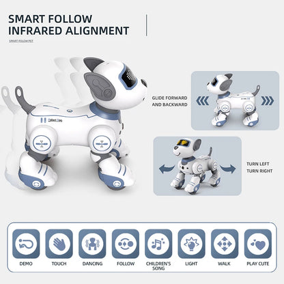 Funny and Programmable Robot Dog: Stunt-Packed RC Pet for Kids' Fun