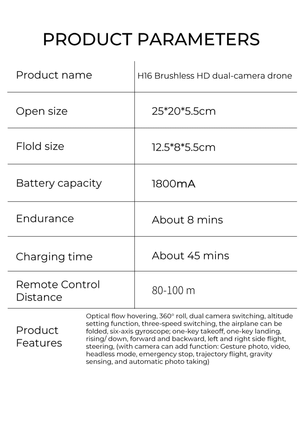 H16 GPS Professional Drone: Brushless Motors & Laser Obstacle Avoidance for RC Enthusiasts