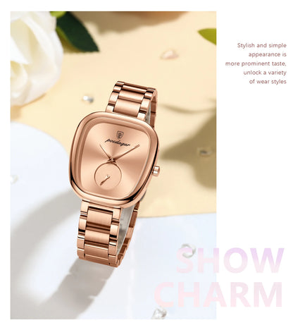 Luxury Ladies Watches: High-Quality Waterproof Stainless Steel Quartz Designs