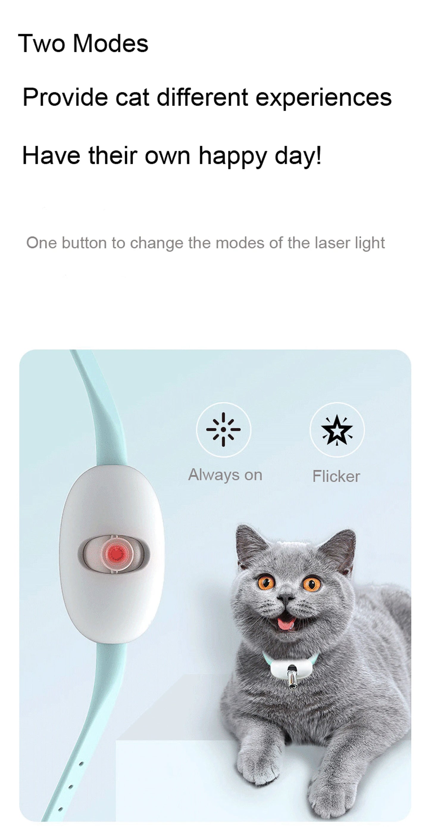 Enhance Your Cat's Playtime with the Smart Laser Teasing Collar