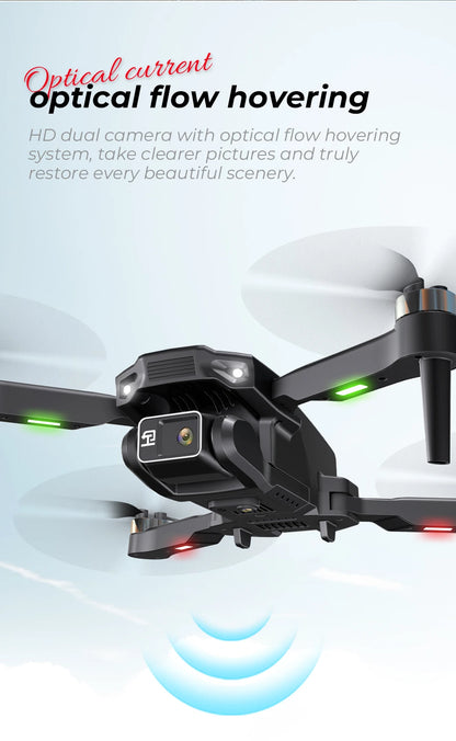 H16 GPS Professional Drone: Brushless Motors & Laser Obstacle Avoidance for RC Enthusiasts