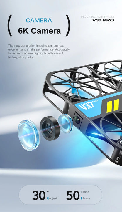 Discover the V37 Pro Mini Drone: Perfect 8K HD Camera Drone for Kids