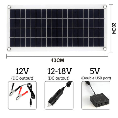 1000W Solar Panel 12V with 60A/100A Controller: Perfect for RVs, Cars, and Outdoor Charging