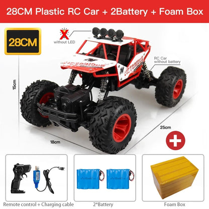 Best 4WD Remote Control Off-Road Trucks with LED Lights for Kids' Gifts