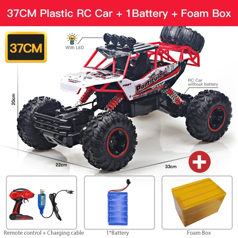 Best 4WD Remote Control Off-Road Trucks with LED Lights for Kids' Gifts