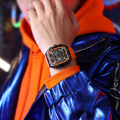 Find the Perfect Men's Luxury Square Quartz Watch: Waterproof & Luminous