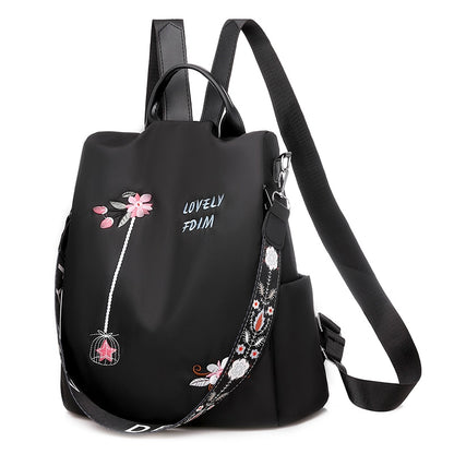 Mochila con estampado Oxford impermeable y antirrobo de alta calidad para mujer 