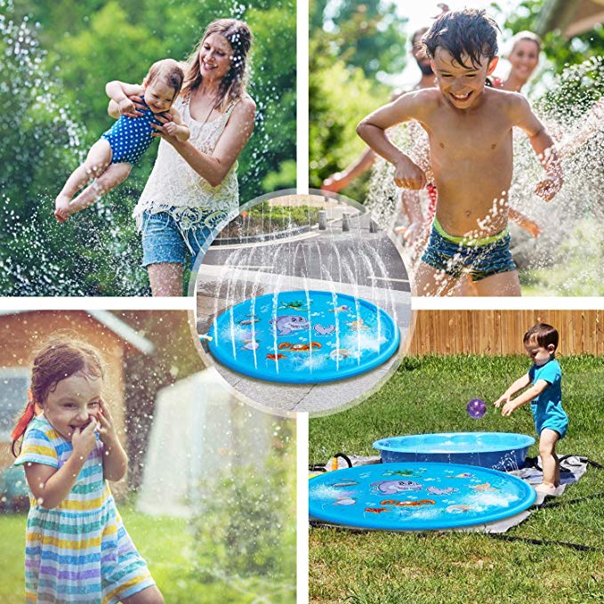 Spray Water Cushion Mat -Outdoor Game Toy Lawn For Children Summer Pool Kids Games Fun