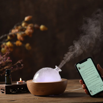 Diffuseur d'arômes en spray pour bois avec humidificateur Bluetooth de grande capacité de 150 ml pour la maison 