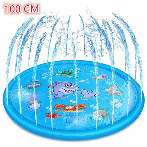 Tapis de coussin d'eau pulvérisée - Jouet de jeu d'extérieur pour pelouse pour enfants Piscine d'été Jeux pour enfants amusants