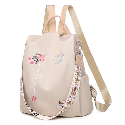 Mochila con estampado Oxford impermeable y antirrobo de alta calidad para mujer 