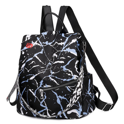 Mochila con estampado Oxford impermeable y antirrobo de alta calidad para mujer 