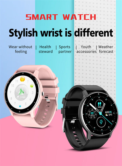 Reloj inteligente LIGE IP67 resistente al agua para hombre, pantalla táctil completa, deportivo, fitness, Bluetooth para iOS o Android 