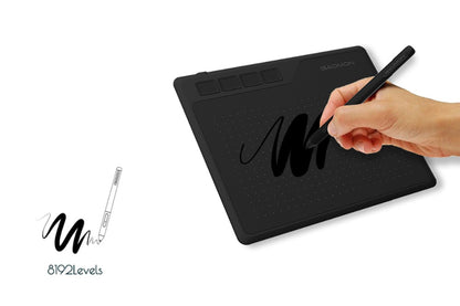 Tablette graphique numérique GAOMON S620 6,5 x 4" pour le dessin, la peinture ou les jeux OSU 