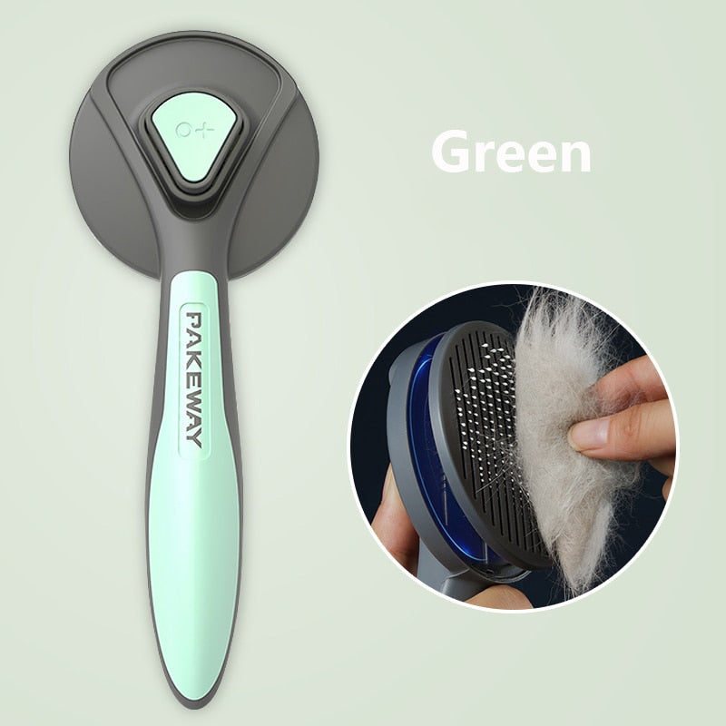 Brosse peigne pour chat Kimpets - Conçue de manière confortable et ergonomique pour nettoyer les poils morts de votre chat