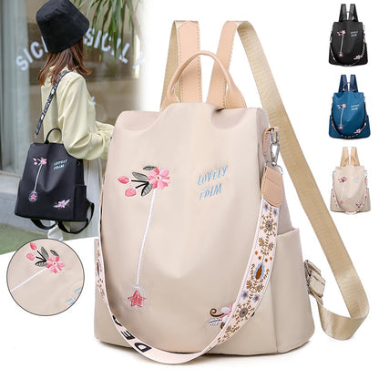 Mochila con estampado Oxford impermeable y antirrobo de alta calidad para mujer 