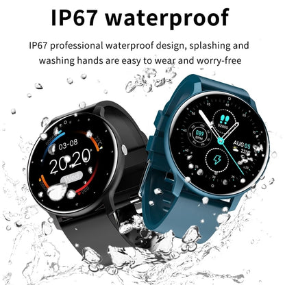 Reloj inteligente LIGE IP67 resistente al agua para hombre, pantalla táctil completa, deportivo, fitness, Bluetooth para iOS o Android 