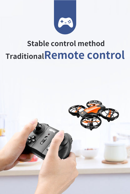 Nouveau mini drone V8 4K 1080P HD caméra WiFi Fpv pression d'air hauteur maintenir pliable quadricoptère RC drone jouet