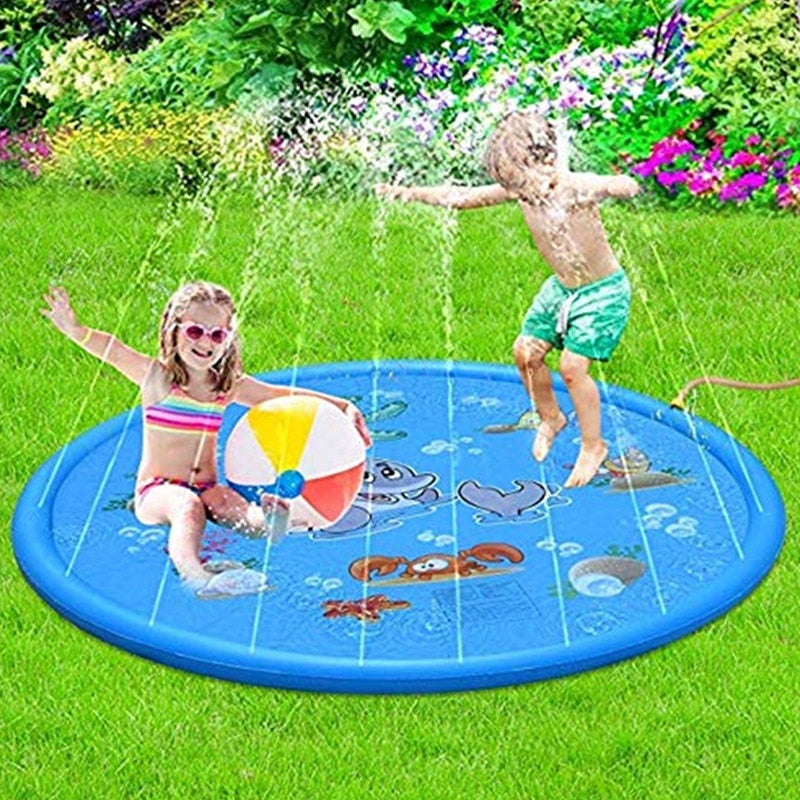 Spray Water Cushion Mat -Outdoor Game Toy Lawn For Children Summer Pool Kids Games Fun