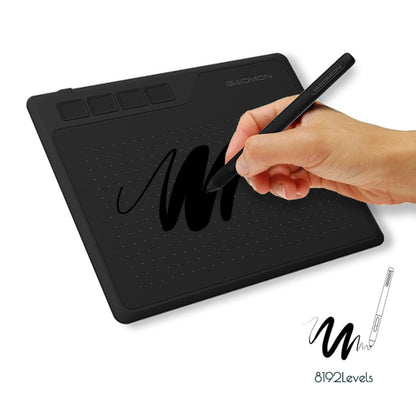 Tablette graphique numérique GAOMON S620 6,5 x 4" pour le dessin, la peinture ou les jeux OSU 