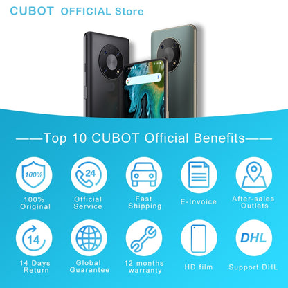 Cubot MAX 3 Smartphone 6,95" Ultra Grand Plein Écran Mini Tablette Téléphone Mobile 48MP Triple Caméra 5000mAh Cellulaire NFC Android 11 