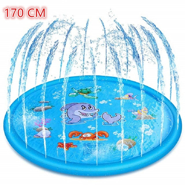 Tapis de coussin d'eau pulvérisée - Jouet de jeu d'extérieur pour pelouse pour enfants Piscine d'été Jeux pour enfants amusants